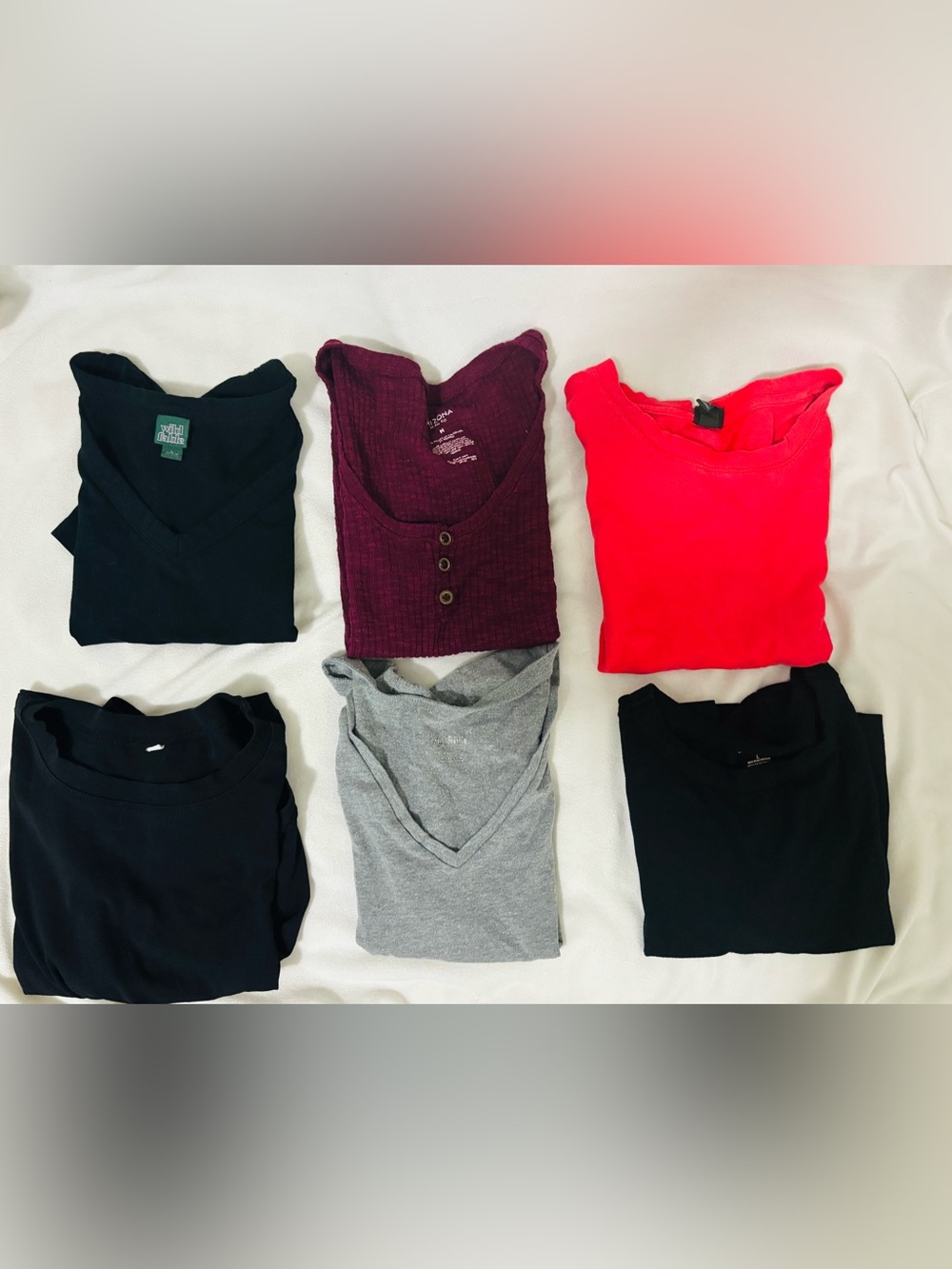 (6) Assorted Crop Tops - Medium and Large